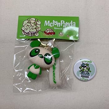 Amazon | MISIA メロンパンダ マスコットキーホルダー 缶バッジ